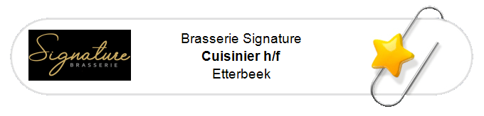 Nos annonces - Cuisinier h/f - Etterbeek